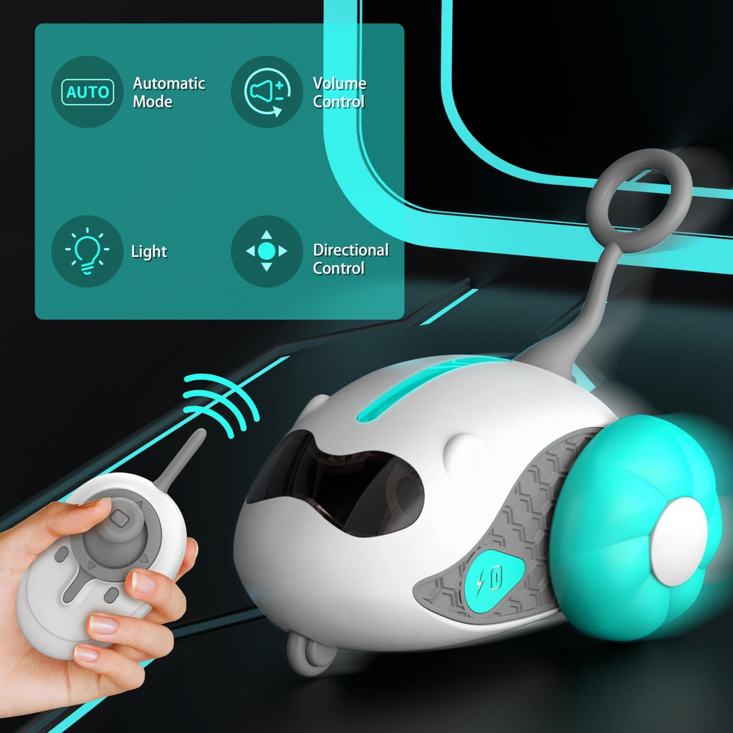 Remote Control LED Cat Toy
