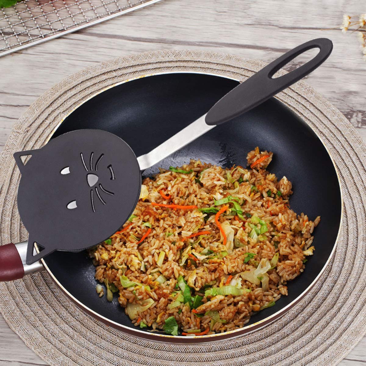 Cat Shape Nylon Turner Spatula
