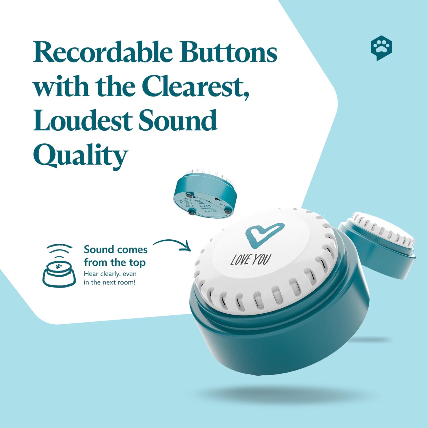 Speak Up Button Set - 6 Pack