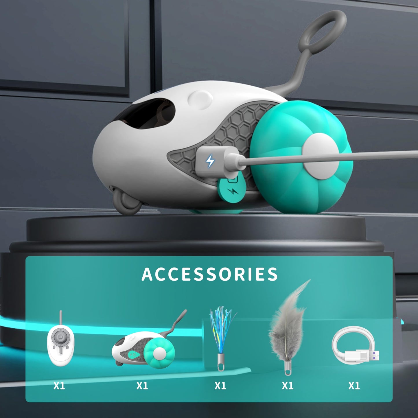 Remote Control LED Cat Toy