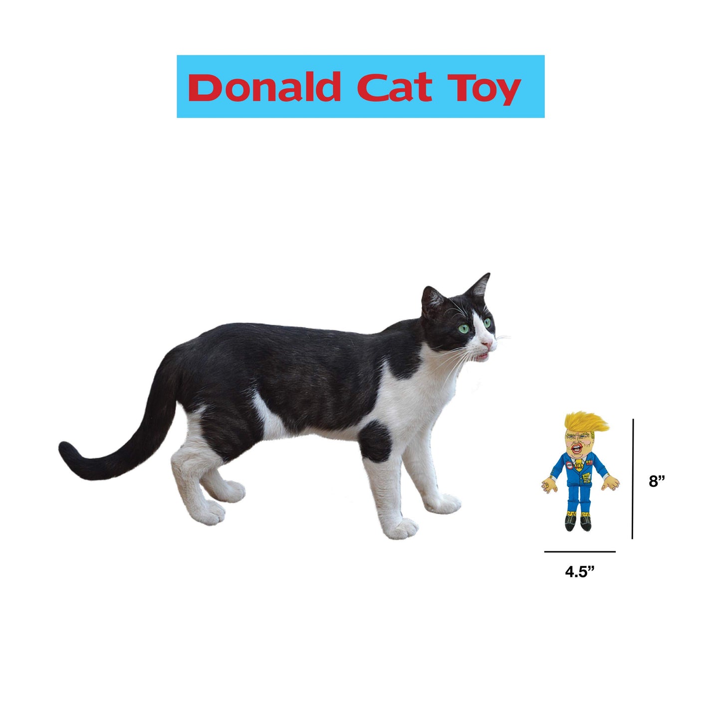 Trump Parody Catnip Toy