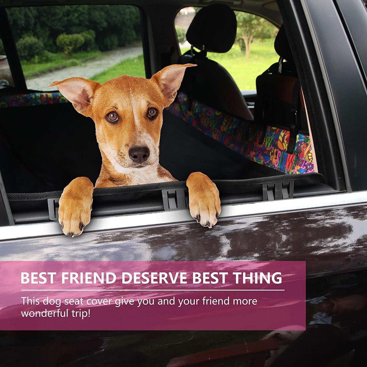 Car Door Protector for Dogs - 2 Pack, Waterproof