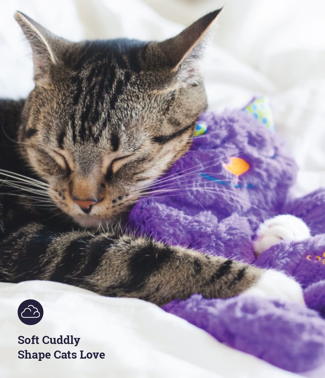 Purr Pillow Kitty Soothing Plush Cat Toy