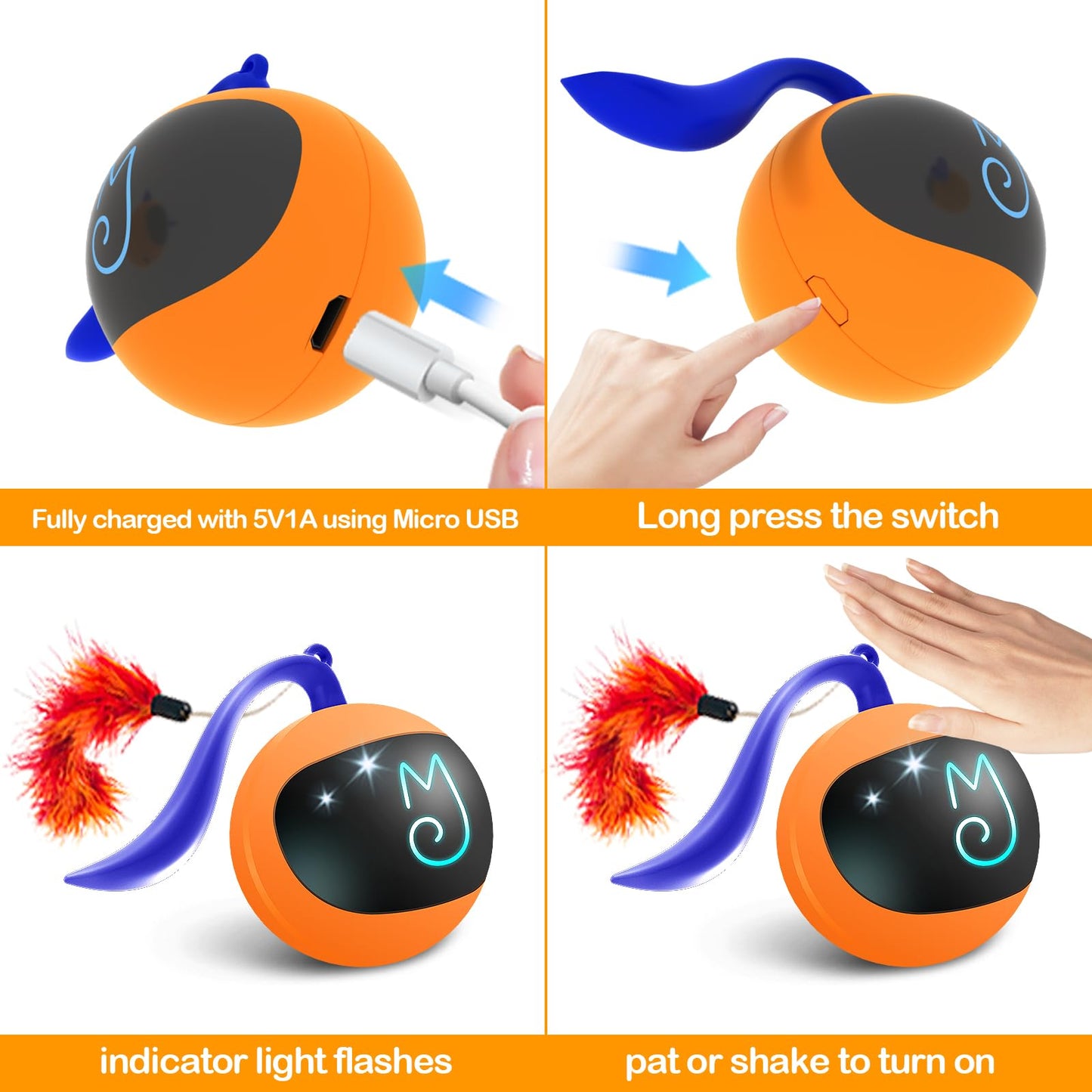 Interactive Cat Toy Set