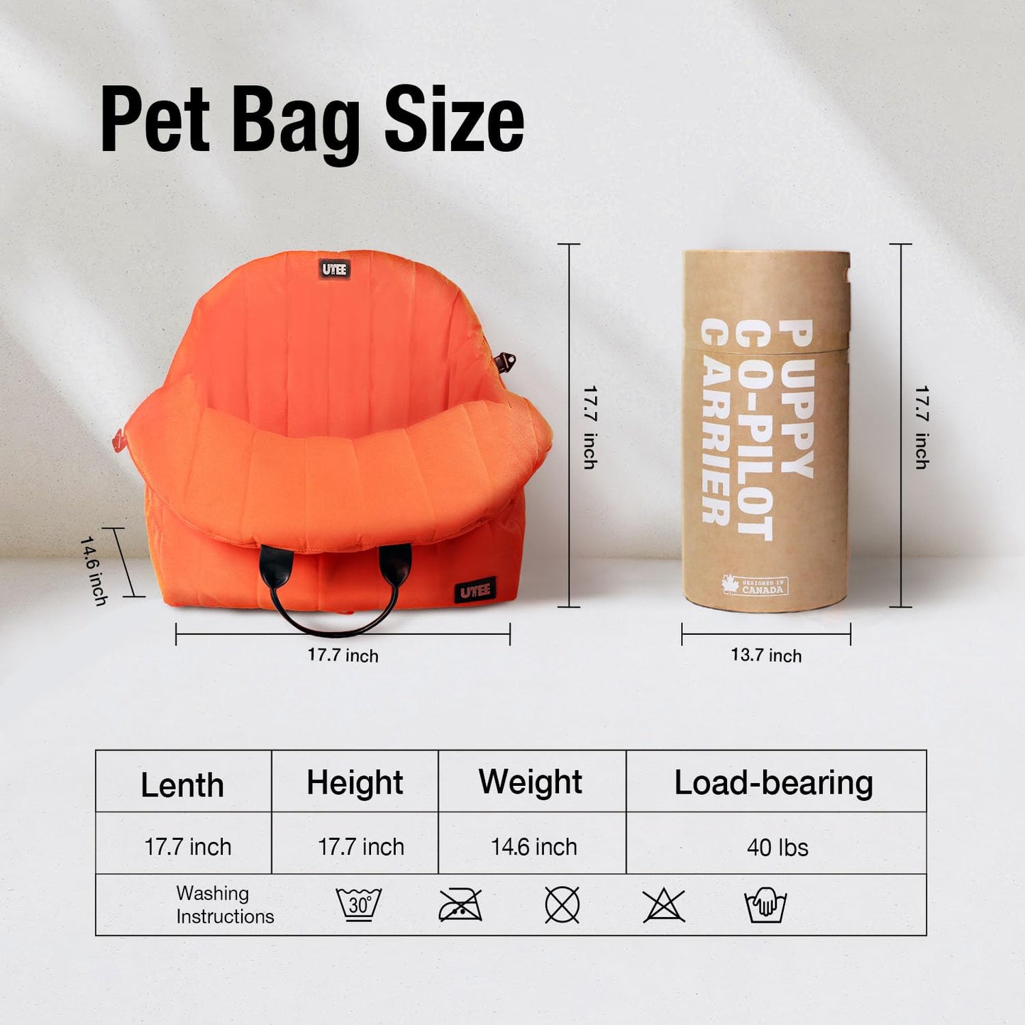 Small Dog Car Seat & Carrier in One