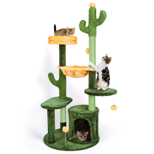 Cactus Cat Tree - 52” Tall
