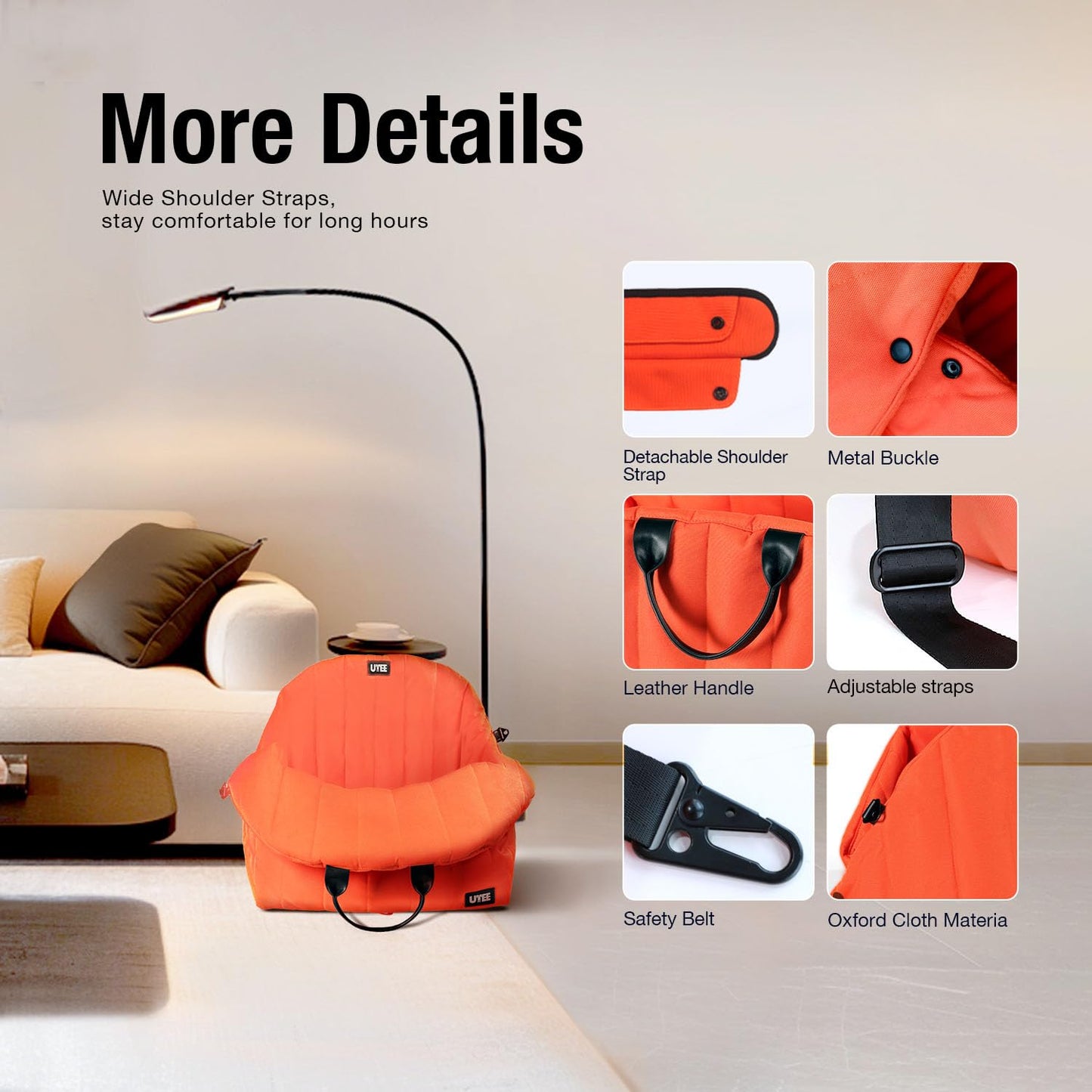 Small Dog Car Seat & Carrier in One