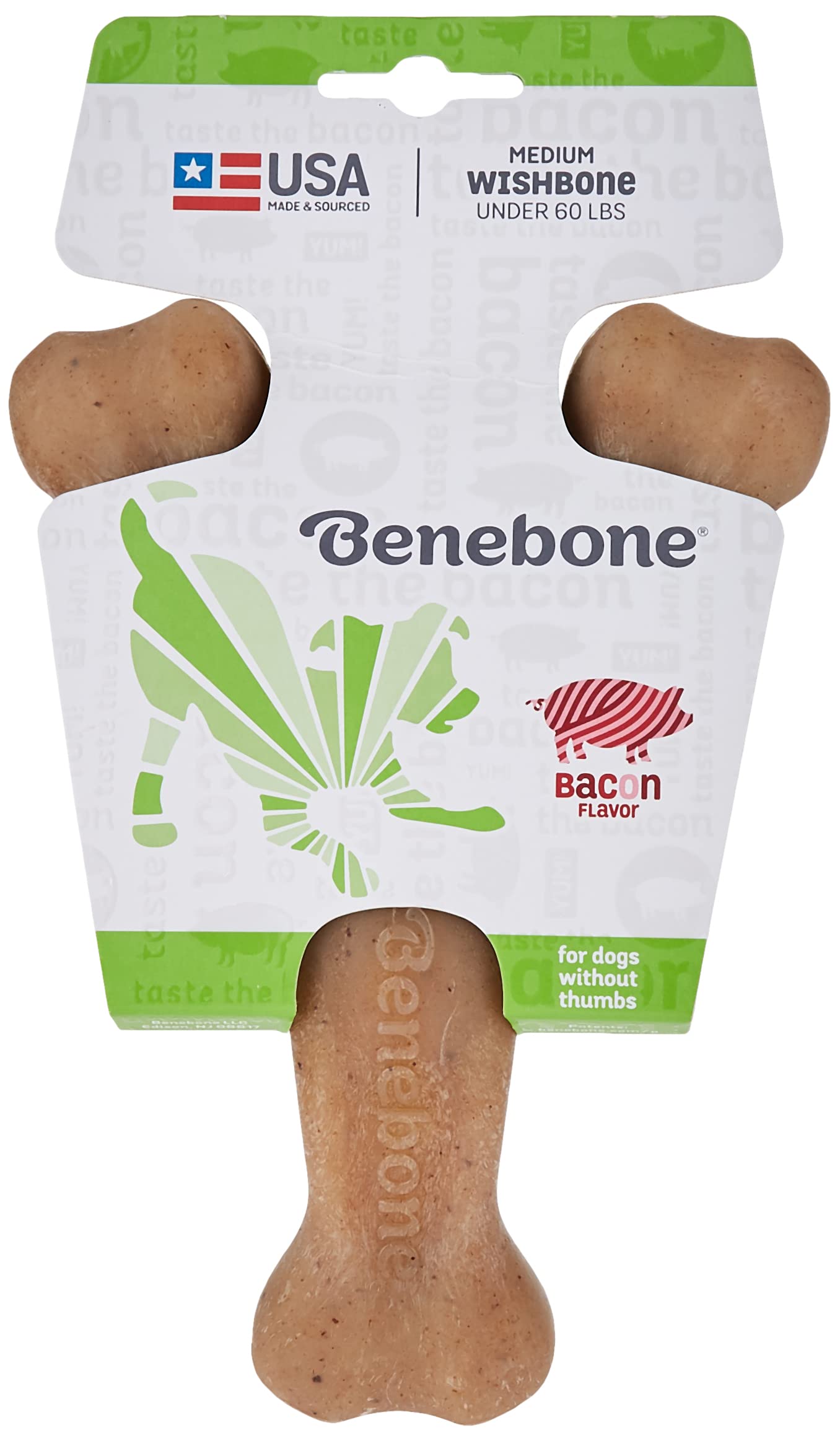 Durable Bacon-Flavored Dog Chew Toy