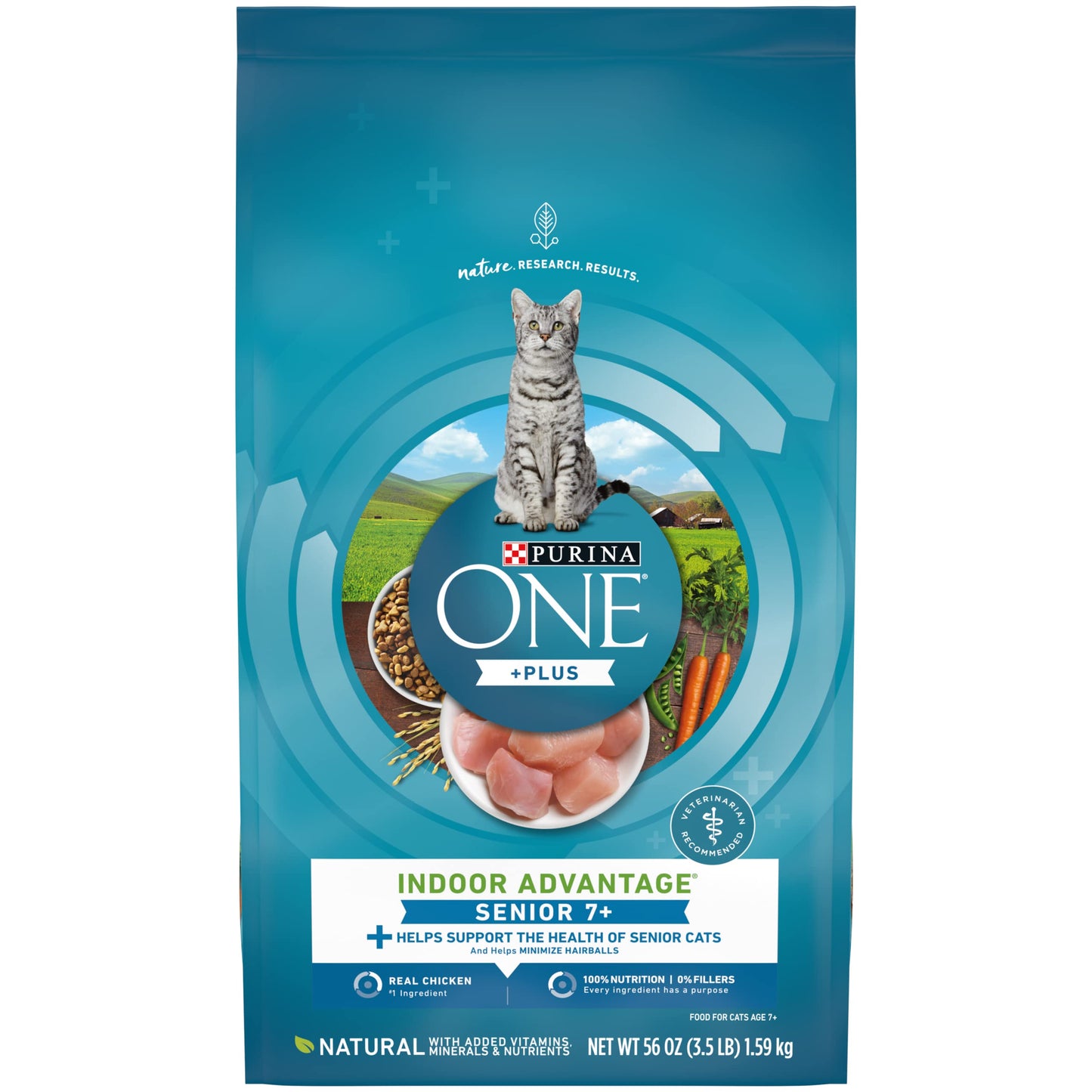 High Protein, Natural Senior Dry Cat Food