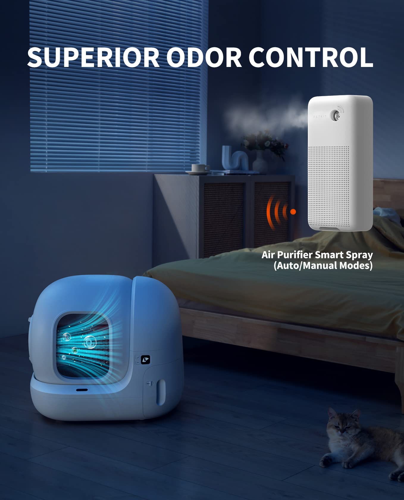Self Cleaning Cat Litter Box - App Controlled