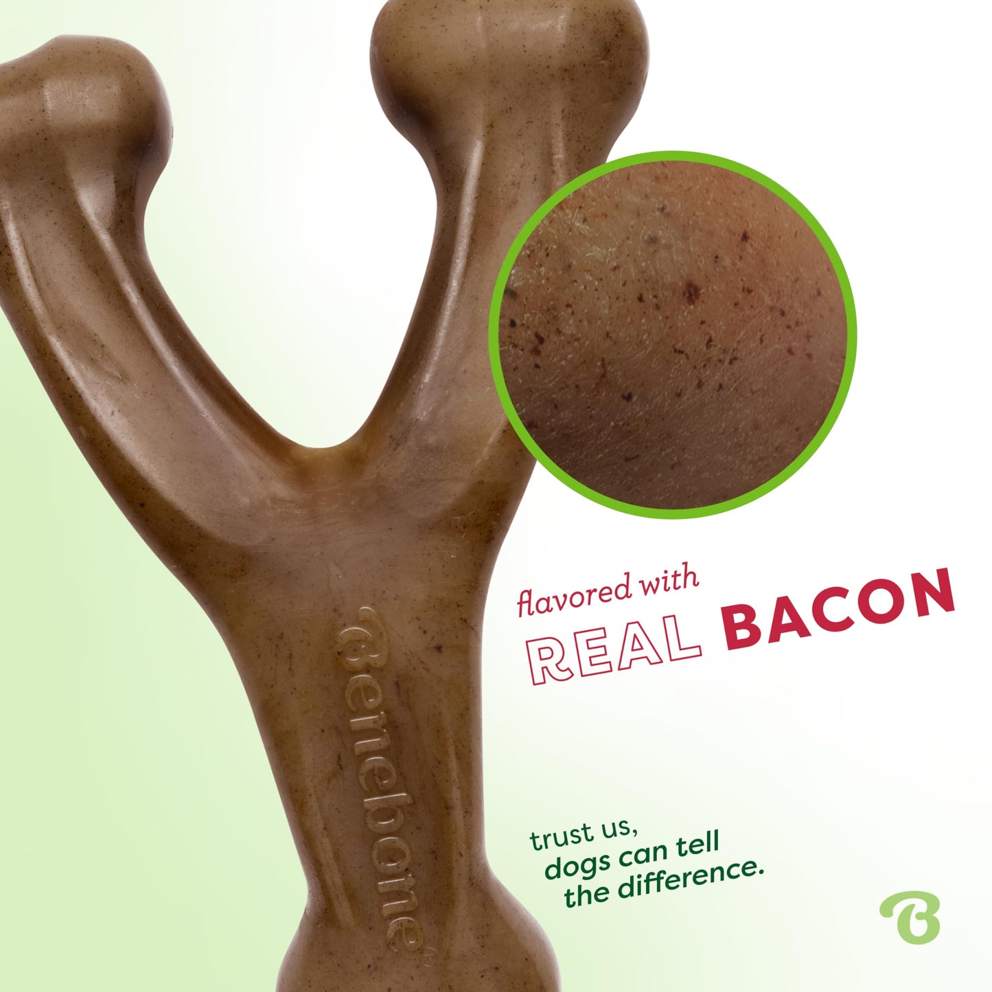 Durable Bacon-Flavored Dog Chew Toy