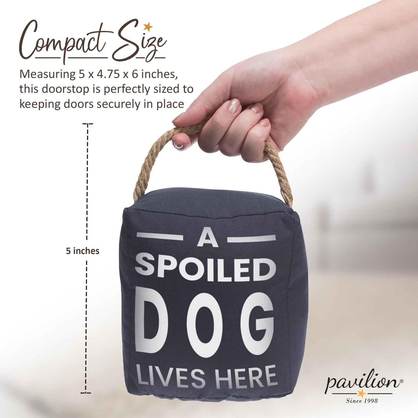 Decorative Weighted Fabric Doorstop