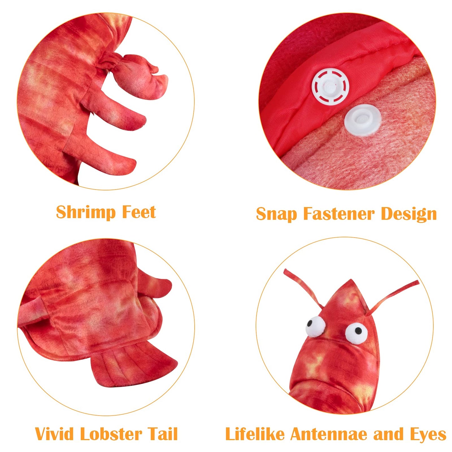 Funny Dog Lobster Costume - Small, S