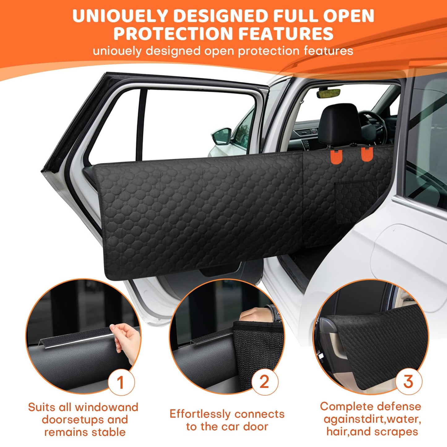 Back Seat Extender for Dogs - Waterproof