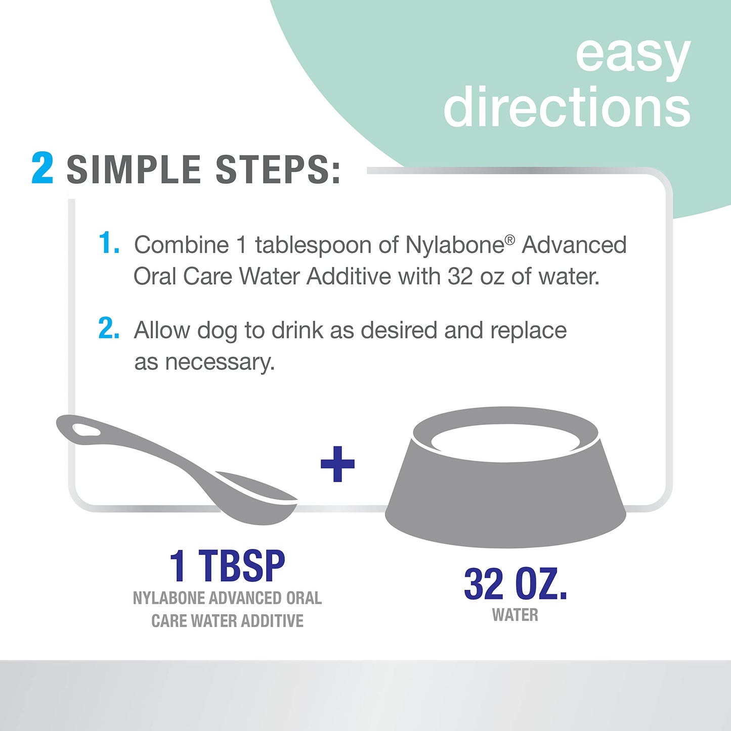 Advanced Oral Care Cat & Dog Water Additive for Dental Care