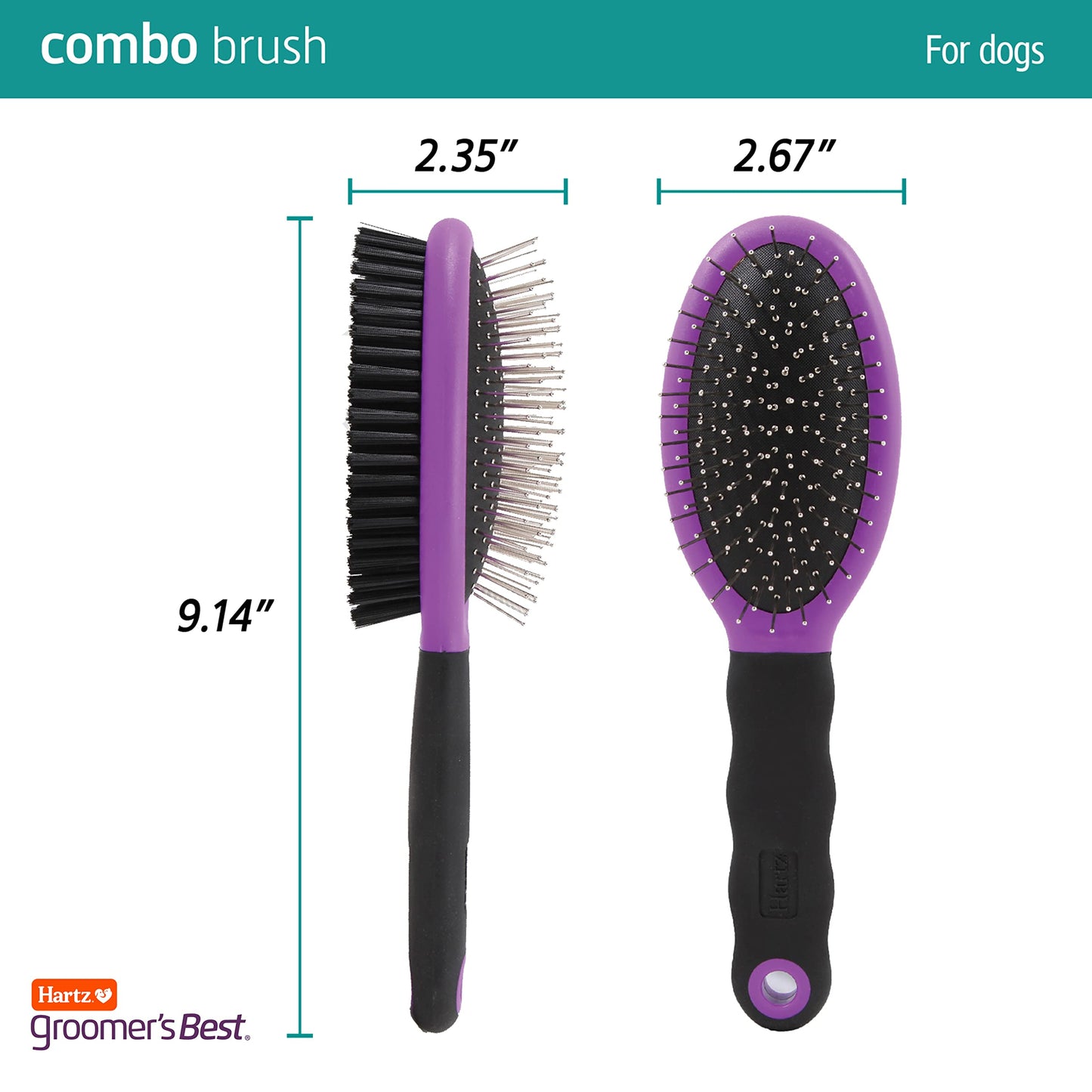 Combo Dog Brush - Multi-Colored