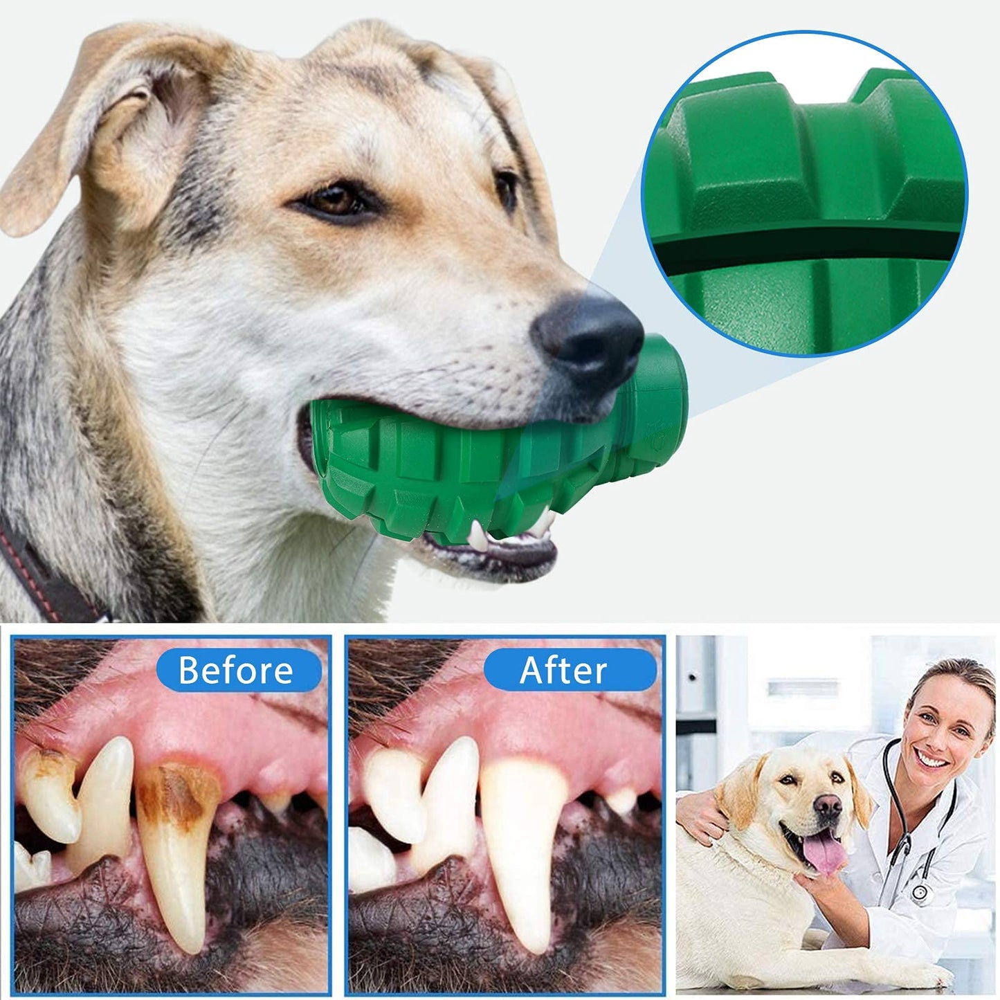 Indestructible Dog Chew Toy - Large Breed Durable