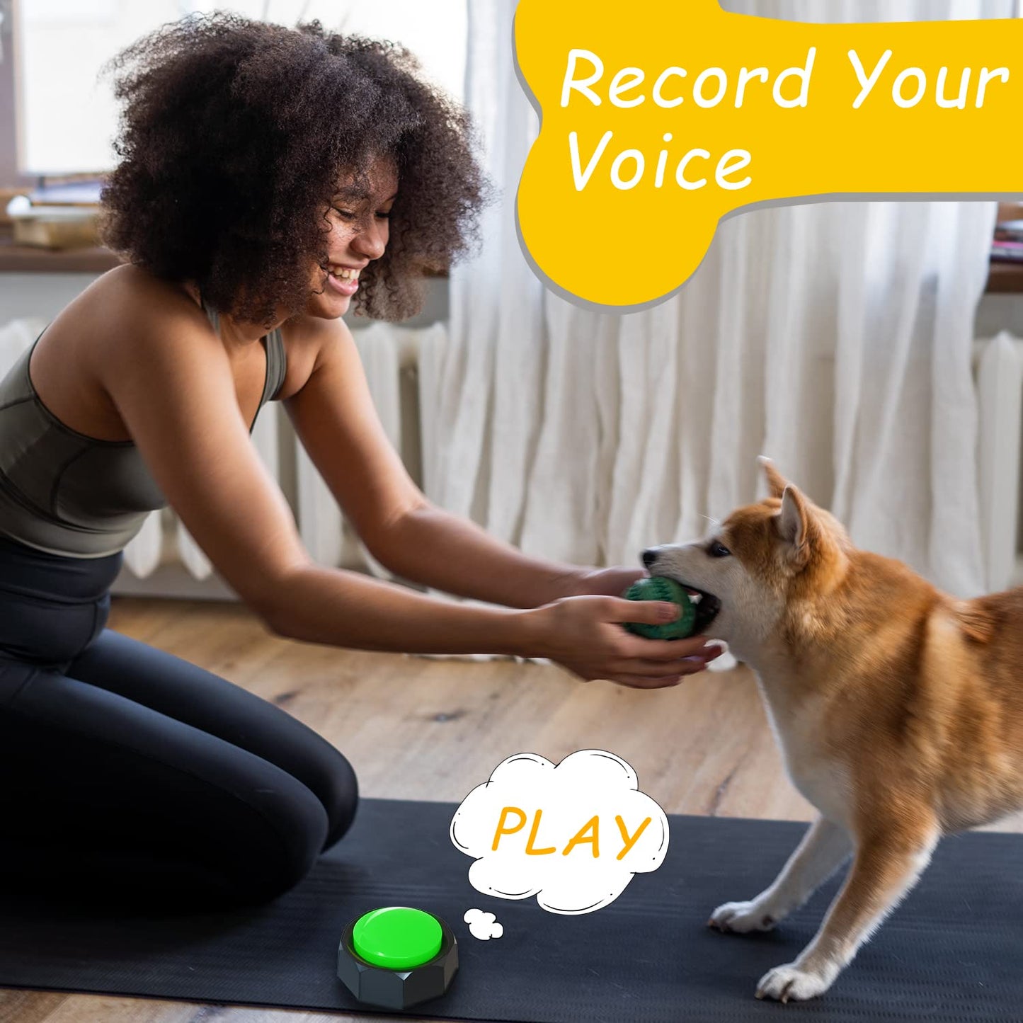 Dog Buttons for Communication - 8 Pcs