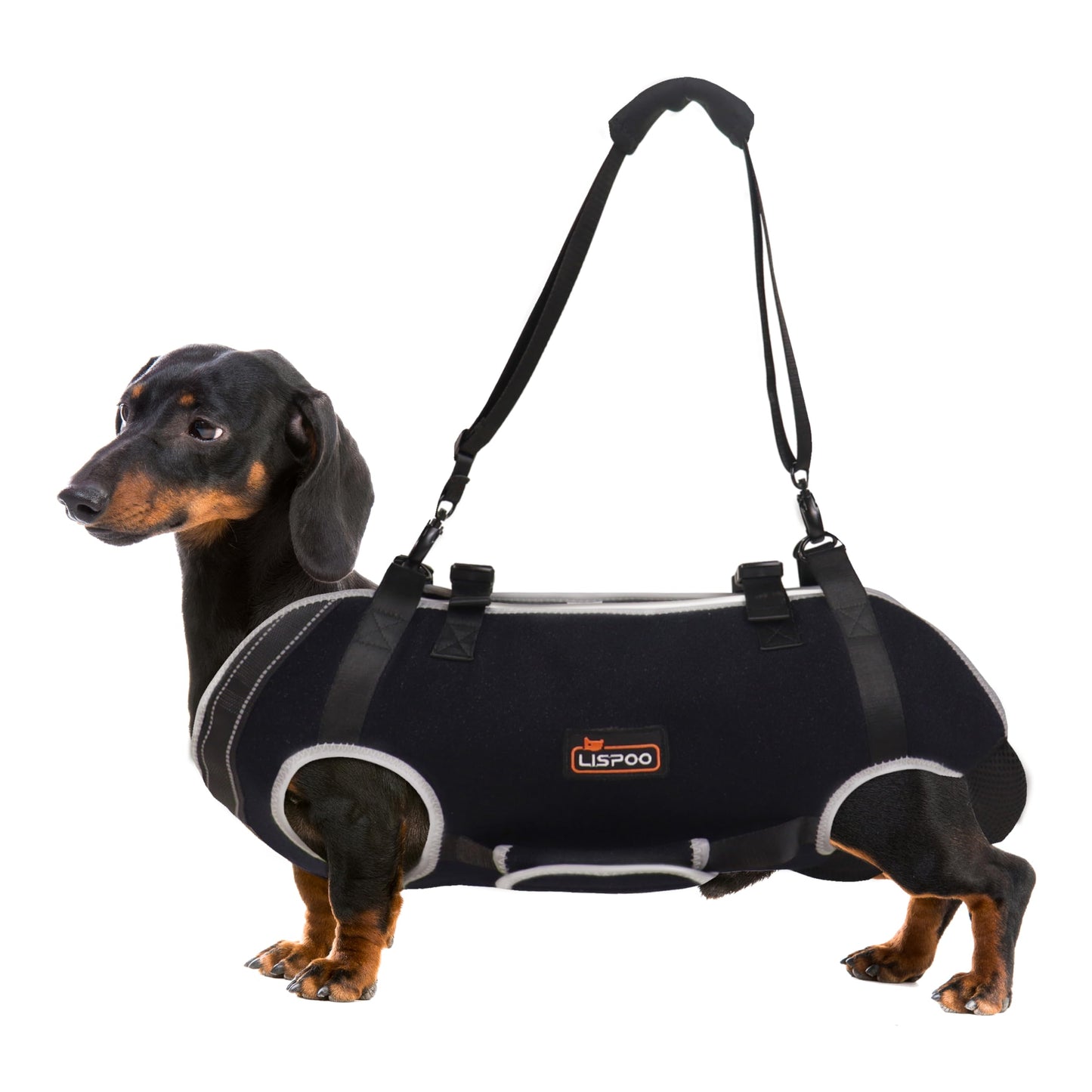 Dog Lift Harness, Pet Support & Rehabilitation Sling Lift Adjustable Padded Breathable Straps Dog Lift Harness for Senior Dogs