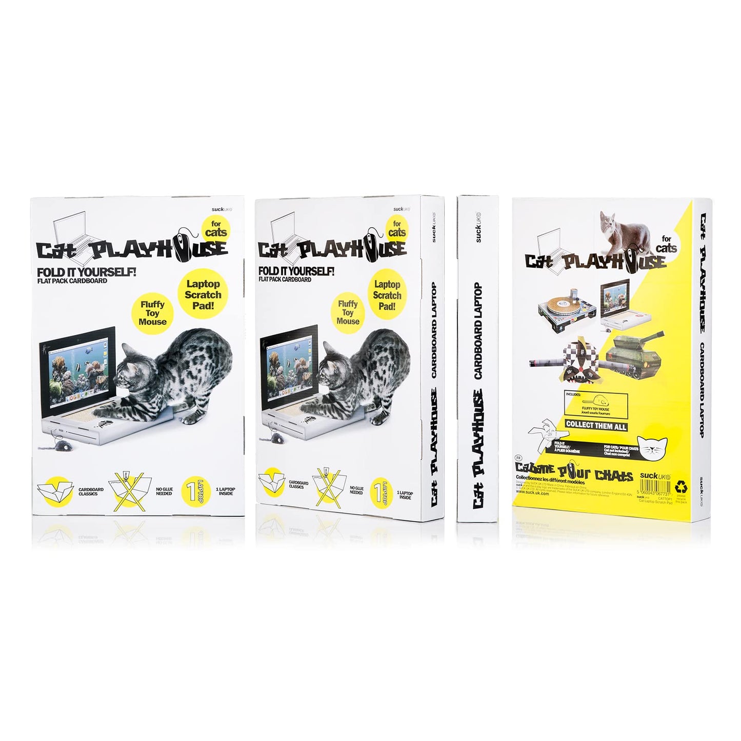 Cat Laptop Scratcher - Cardboard
