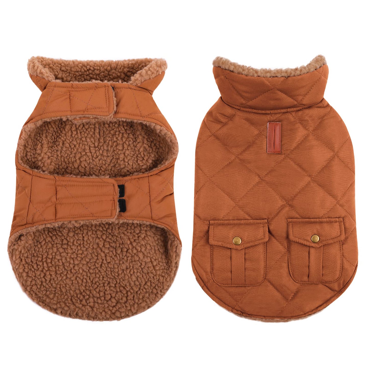 Cozy Sherpa-Lined Dog Jacket