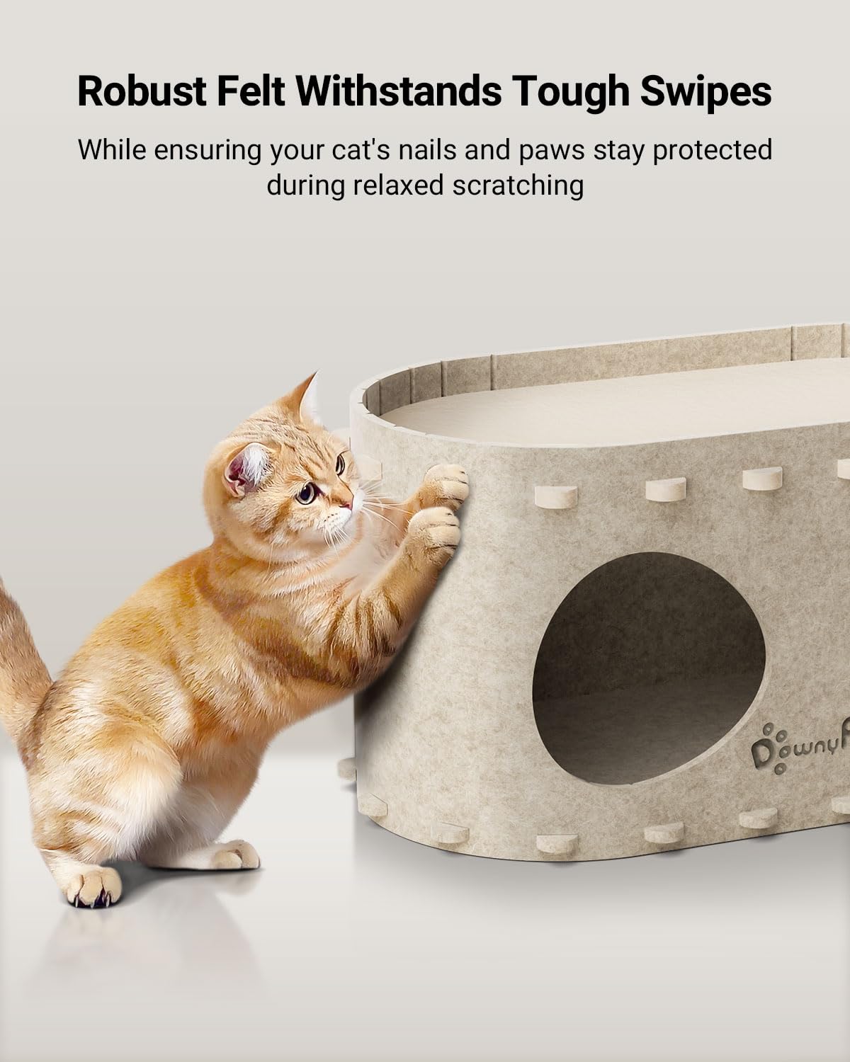 Cat Cave Beds - Foldable Hideaway for Indoor Cats