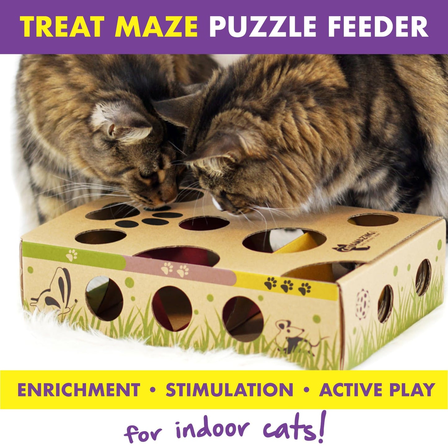 Interactive Cat Puzzle Feeder