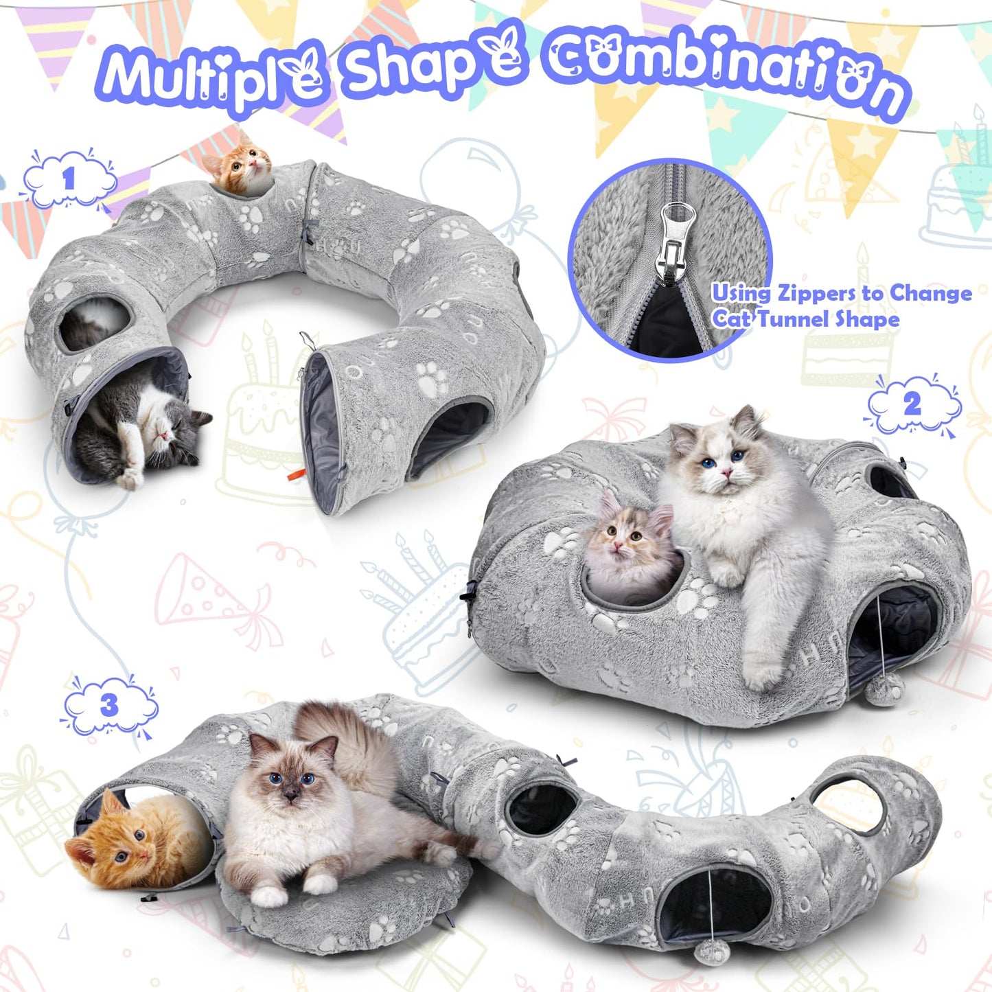 Cat Tunnel Bed