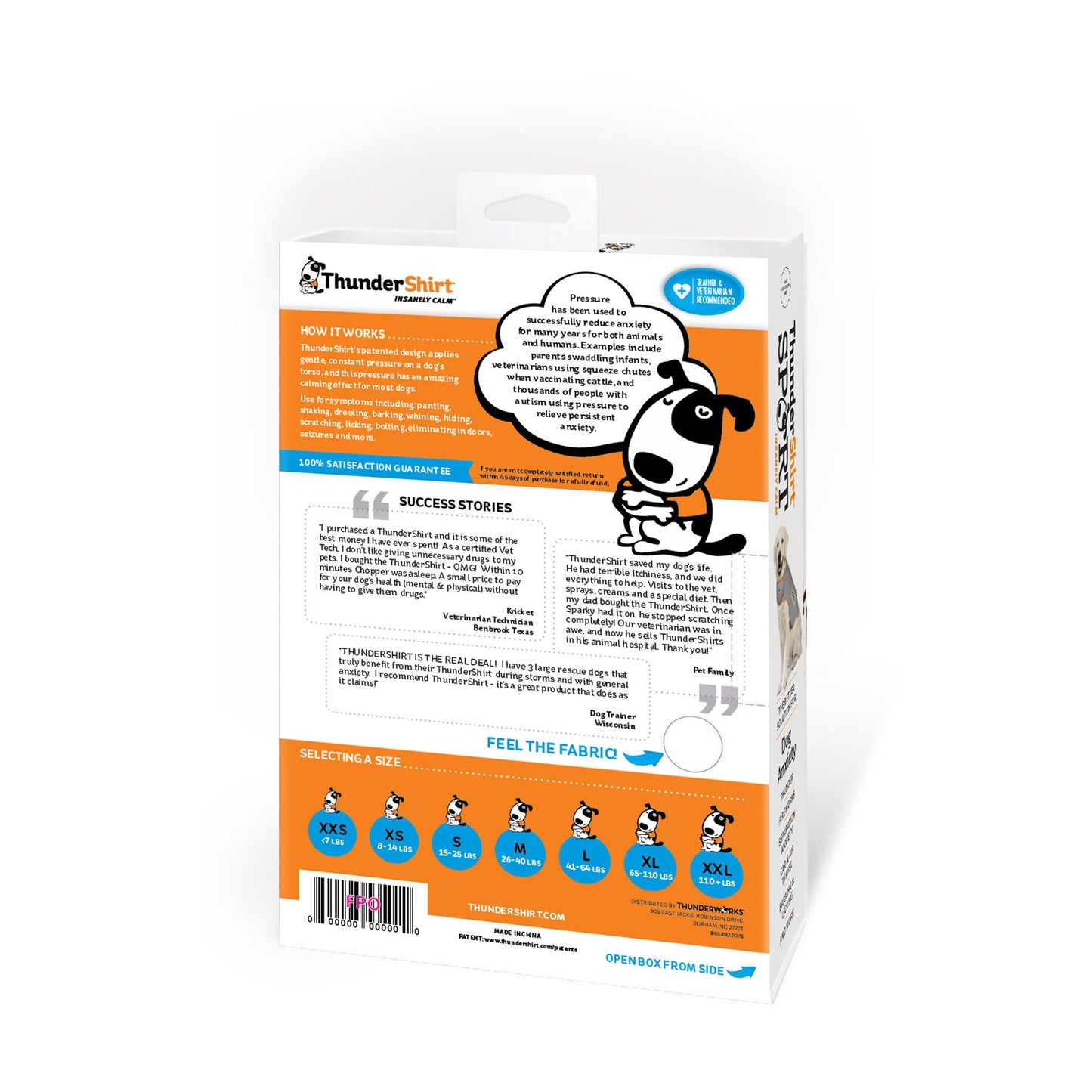 Dog Anxiety Relief Calming Vest