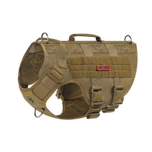 Tactical Dog Harness - Brown