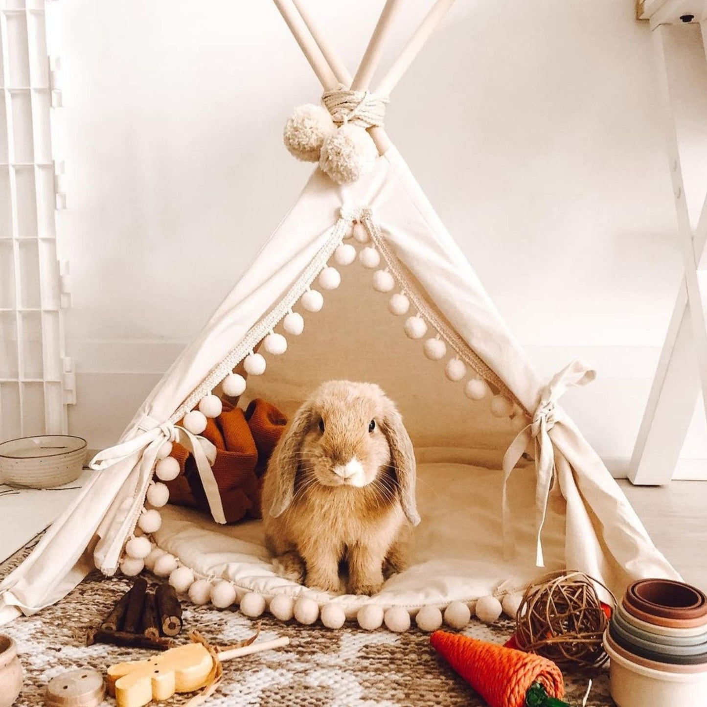 Cozy Small Dog Bed - Cat Teepee