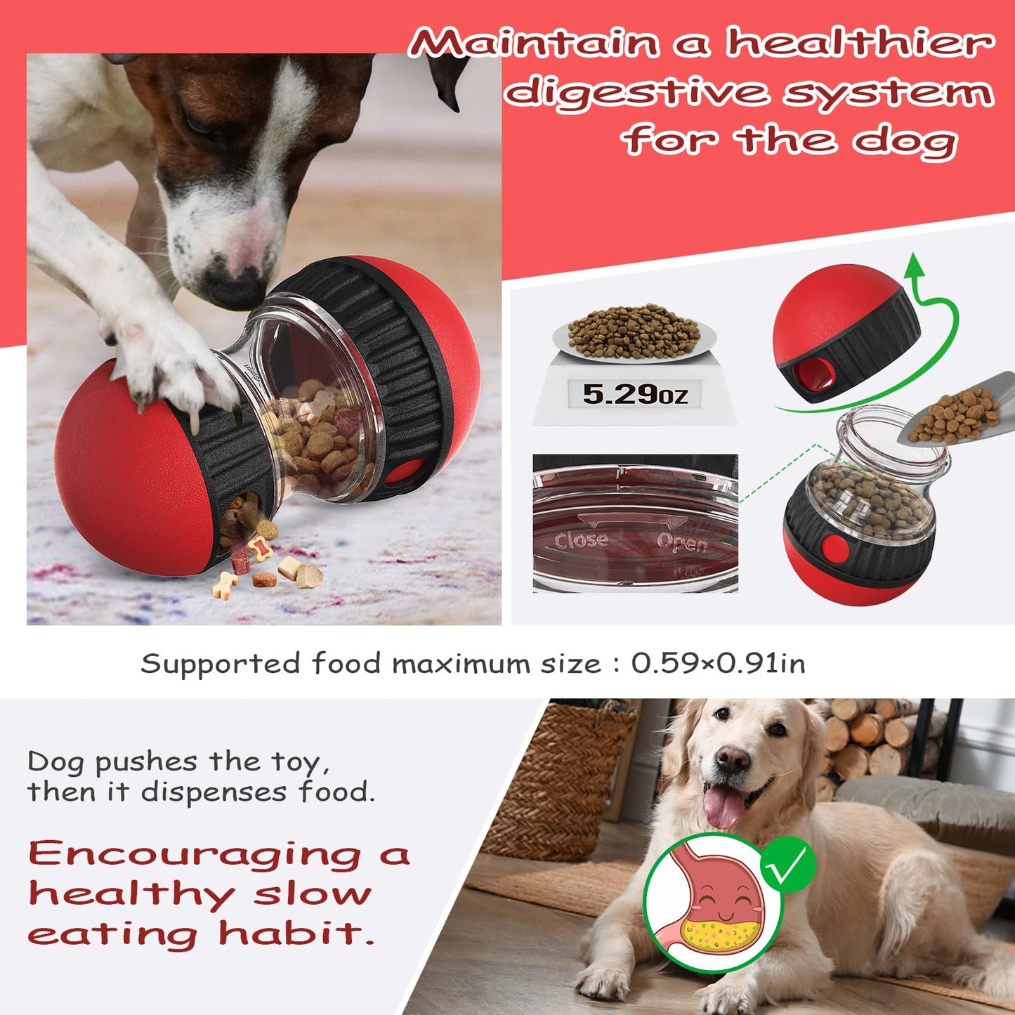Treat Dispensing Puzzle Toy for Pets