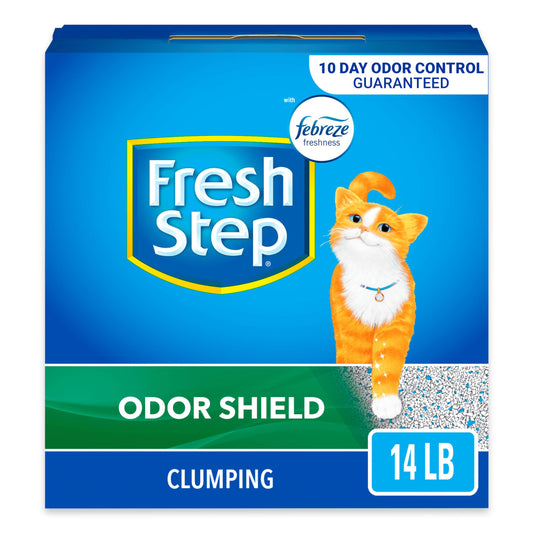 Fresh Step Clumping Cat Litter - Odor Shield, 14 lb