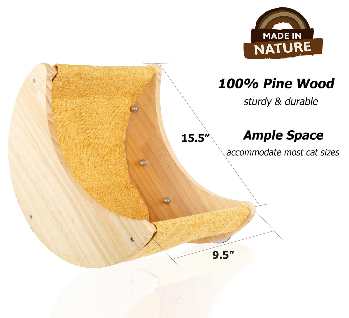 Window Cat Bed with Suction Cups