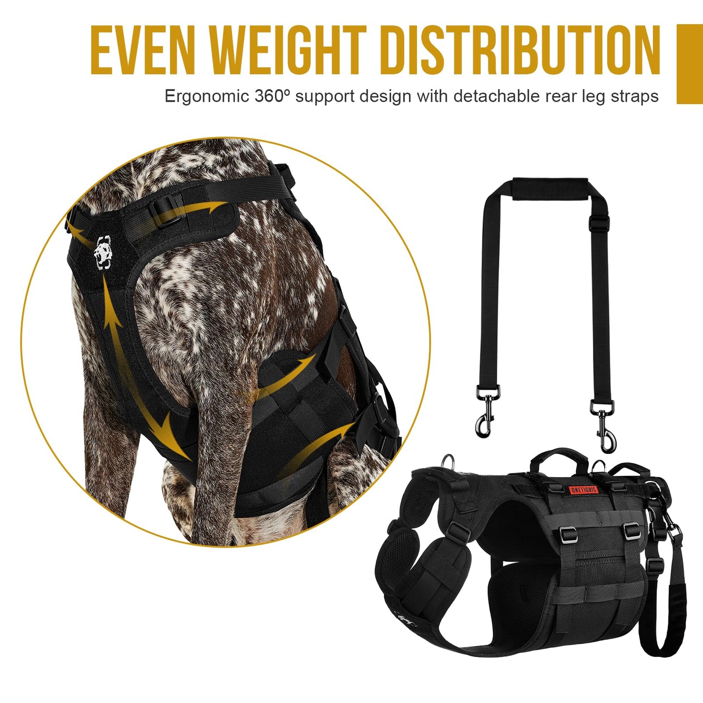 Dog Lift Harness for Large Dogs