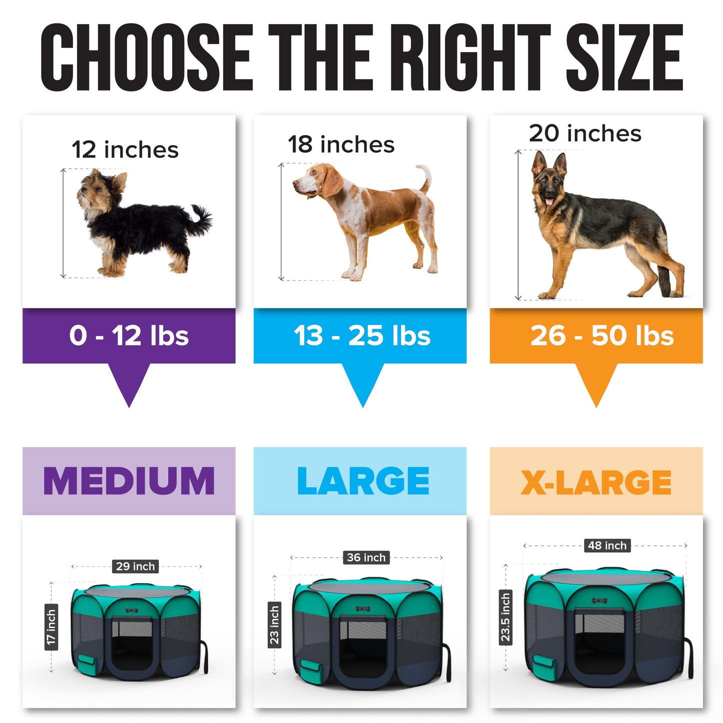 Portable Foldable Pet Playpen - Extra Large