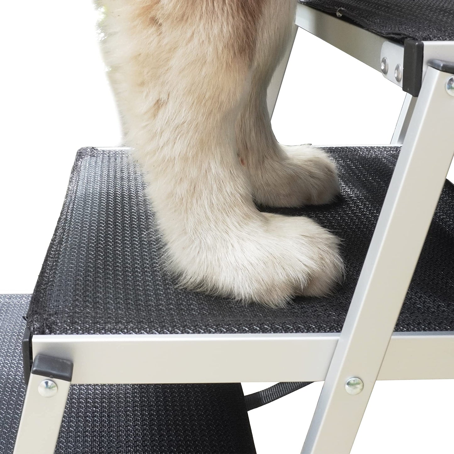 5-Step Dog Ramp - Supports Up to 150 Lbs