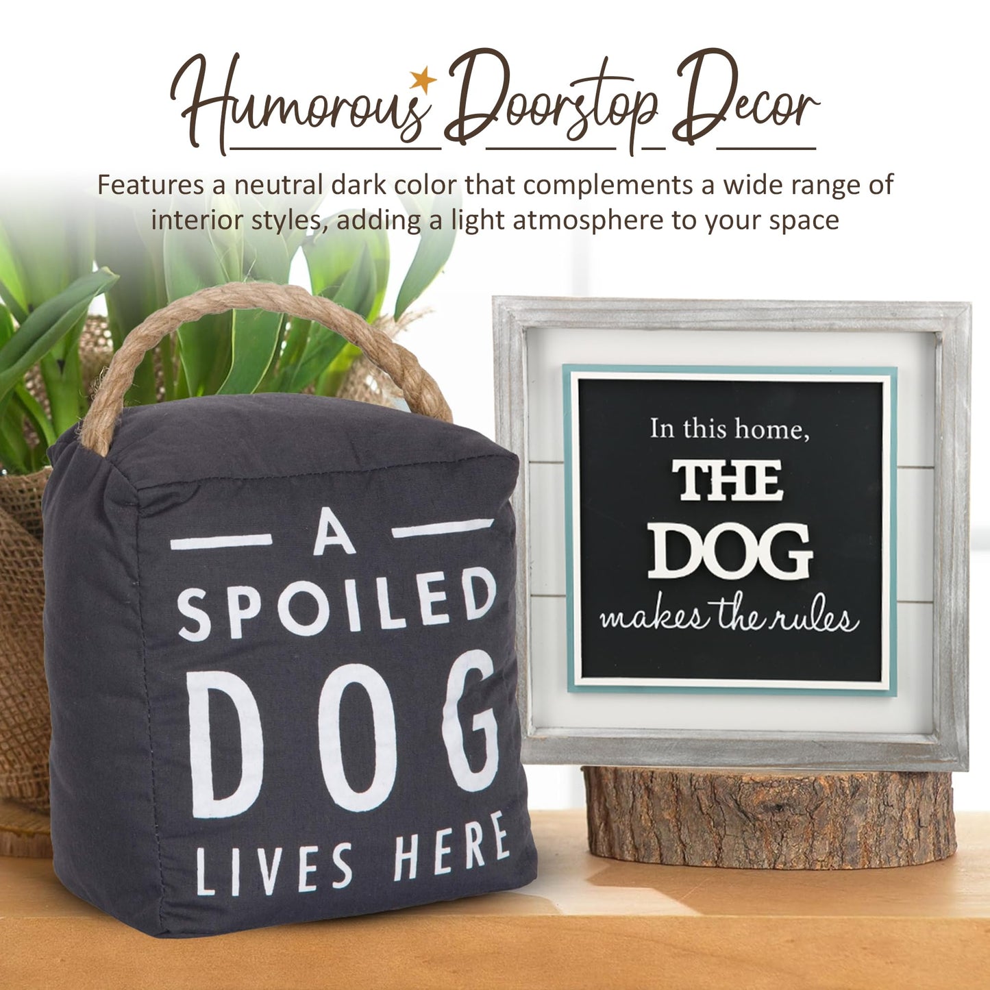 Decorative Weighted Fabric Doorstop