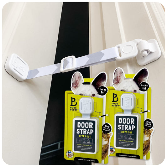 Adjustable Cat Door Latch - Dog Proof (2 Pack)