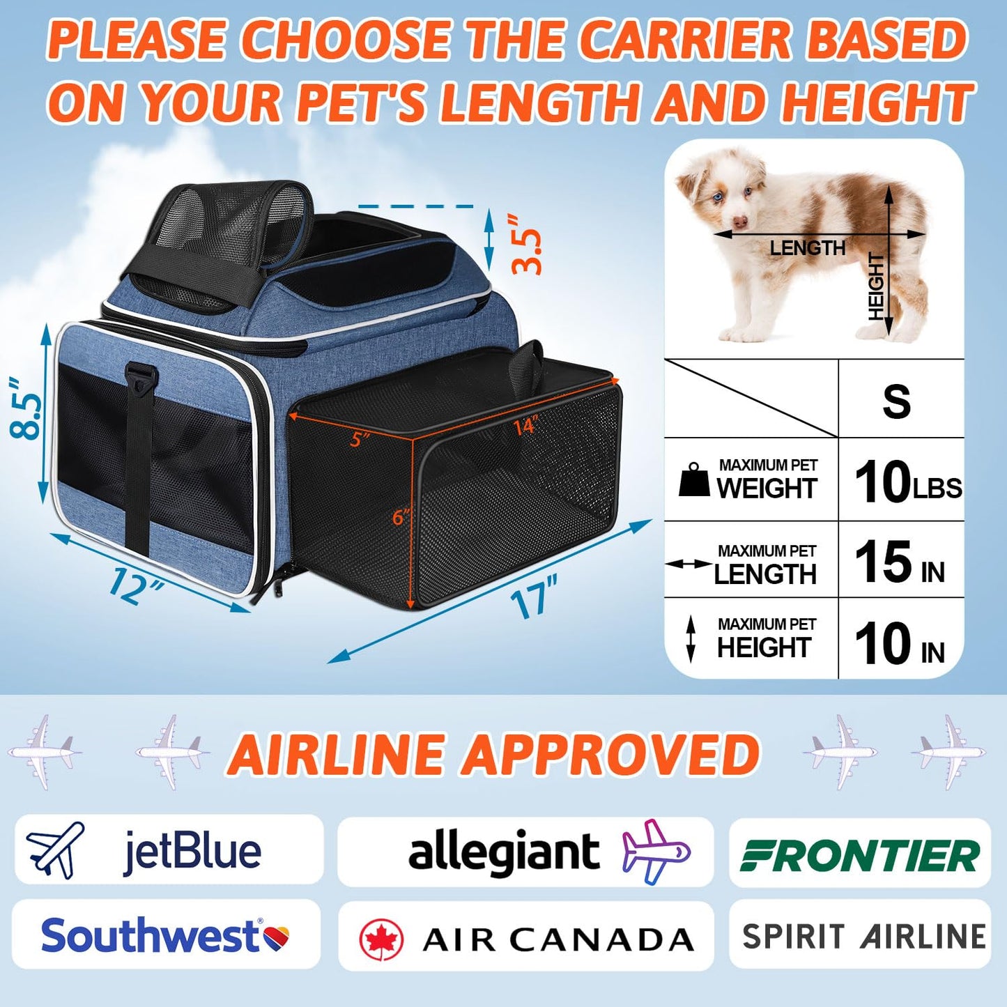 Expandable Pet Carrier