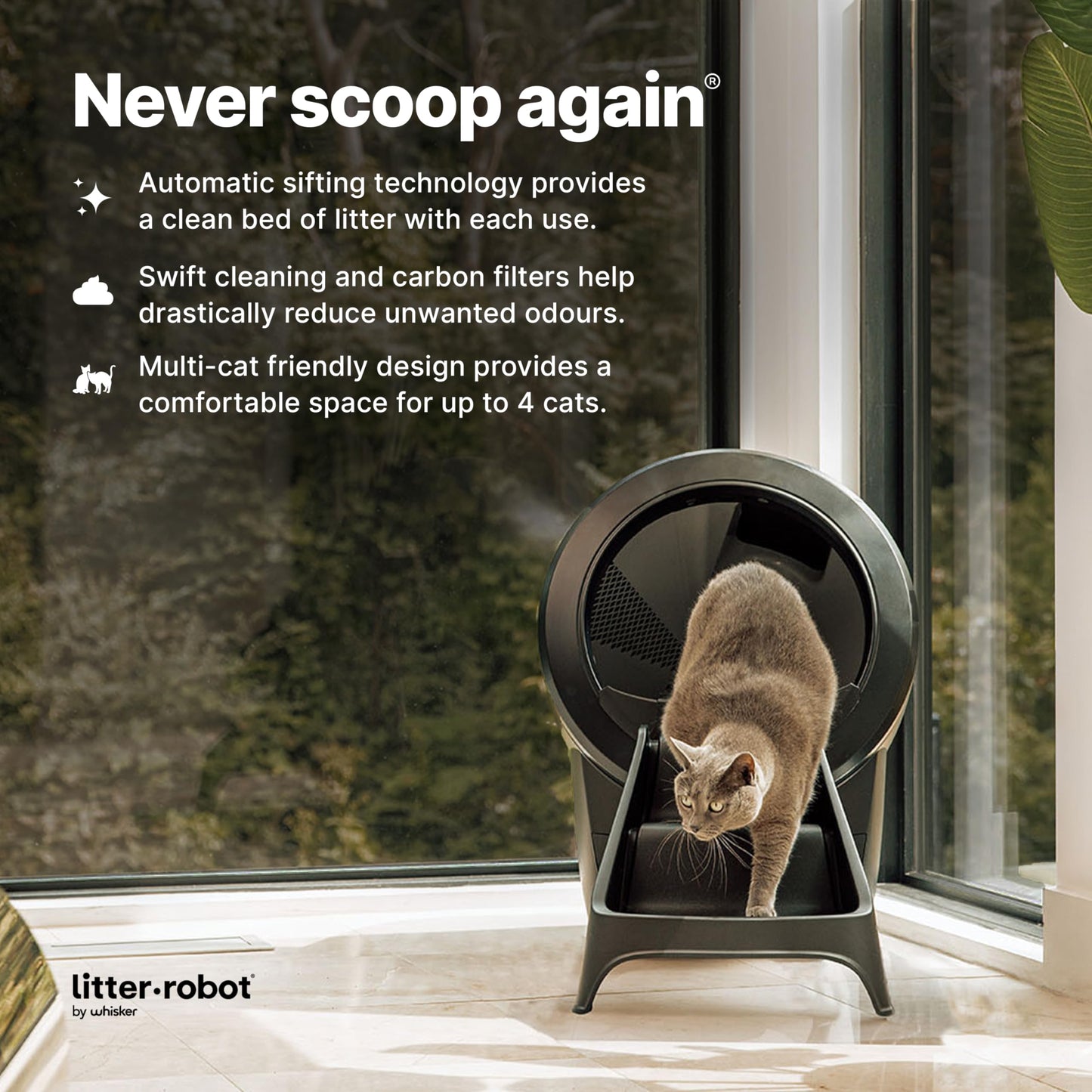 Whisker Litter-Robot 4 Ramp & Cat Stairs