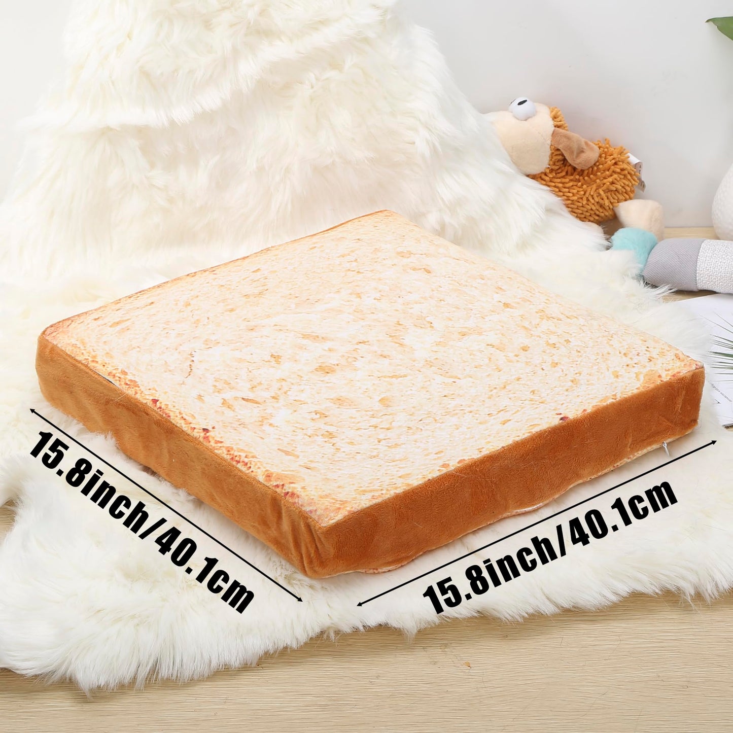 Toast Bread Slice Cat Bed