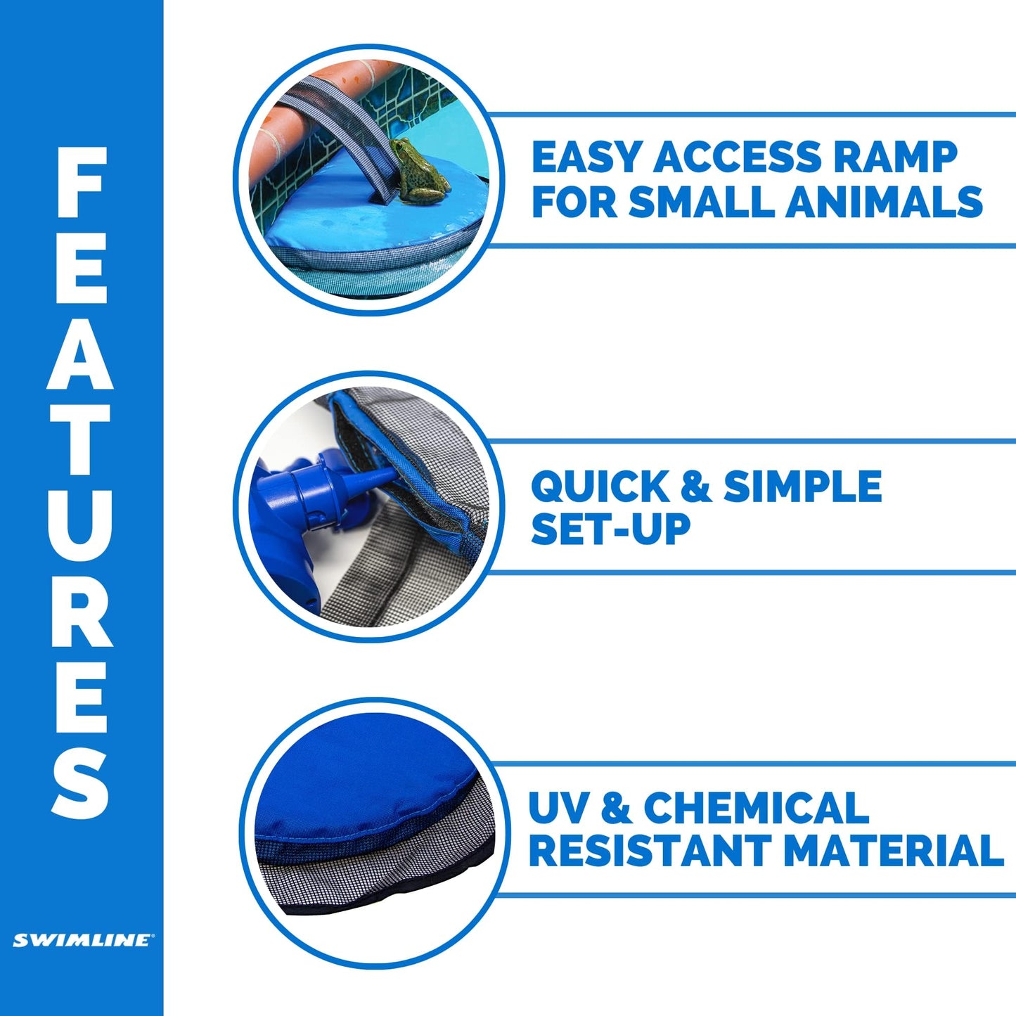 Animal Saving Escape Ramp for Pools
