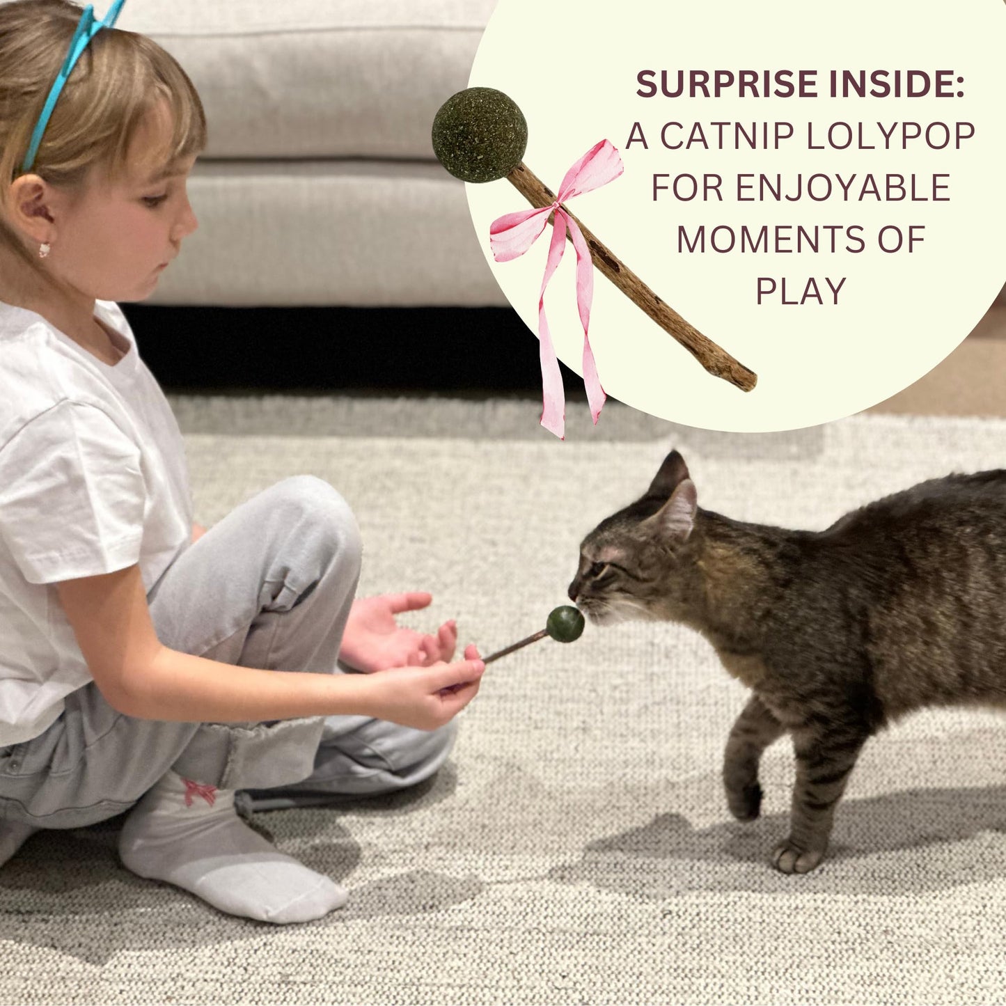 Cat Bed for Indoor Cats - Felt Cave, Pink