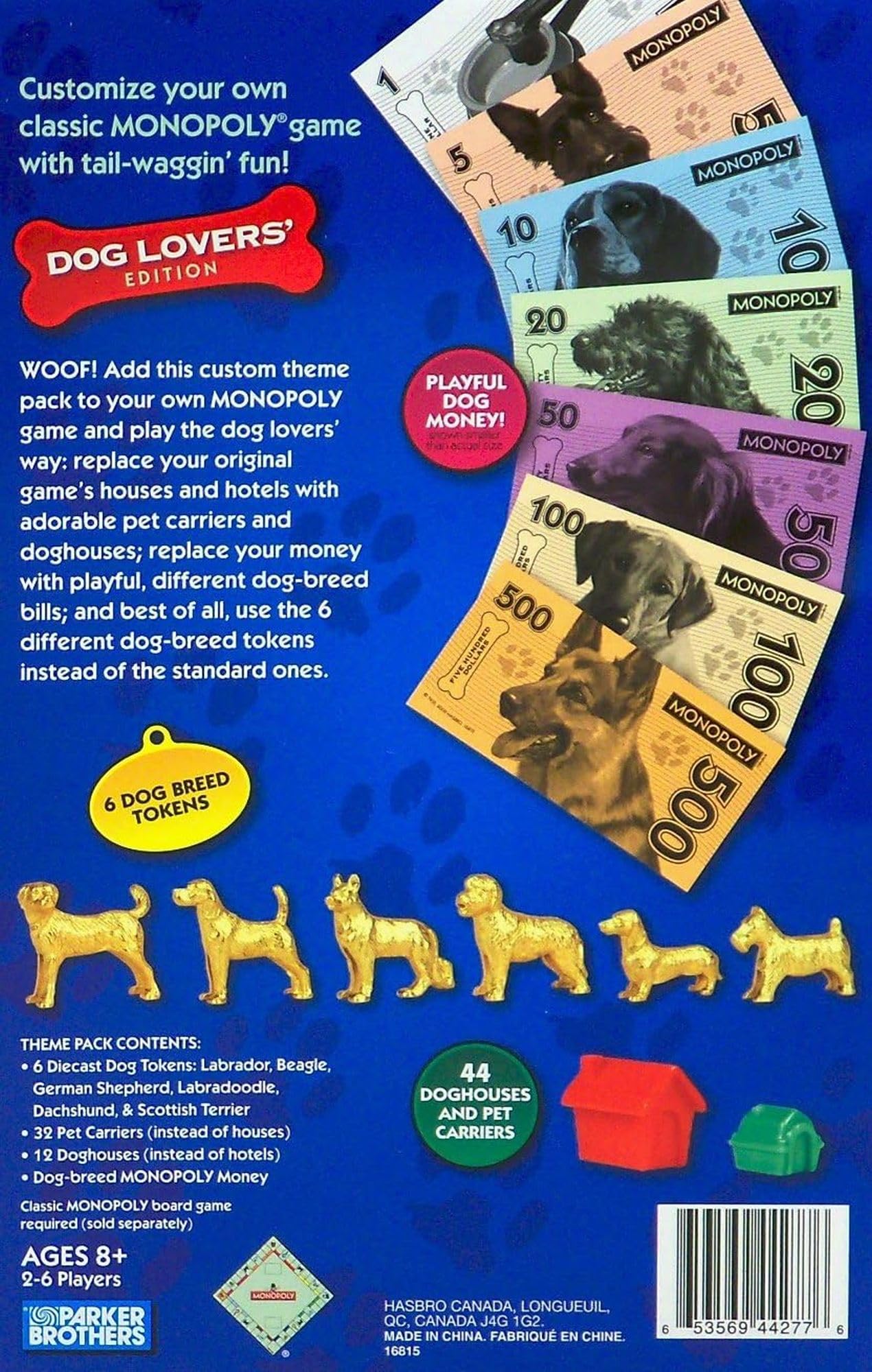 Dog Lovers Monopoly Edition