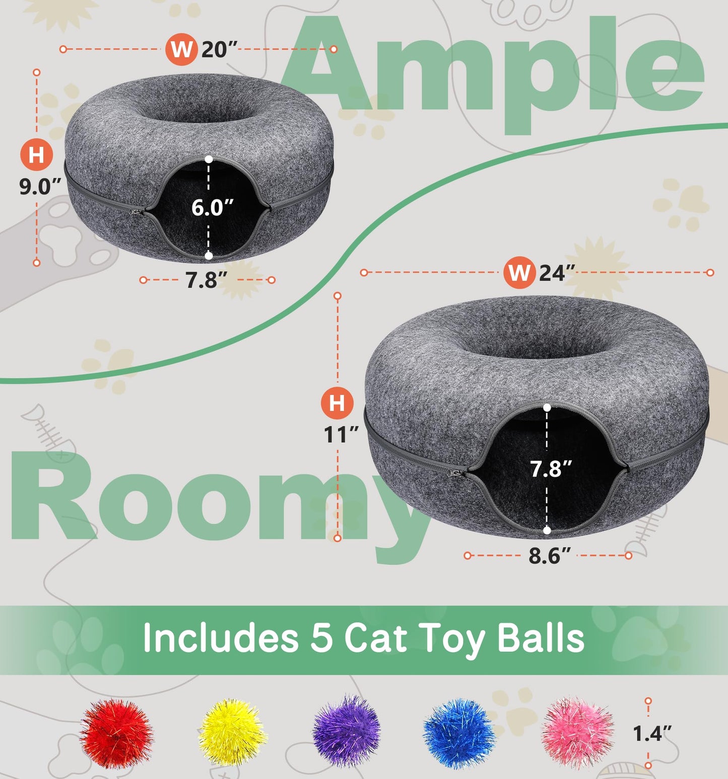 Peekaboo Cat Cave - Dark Gray