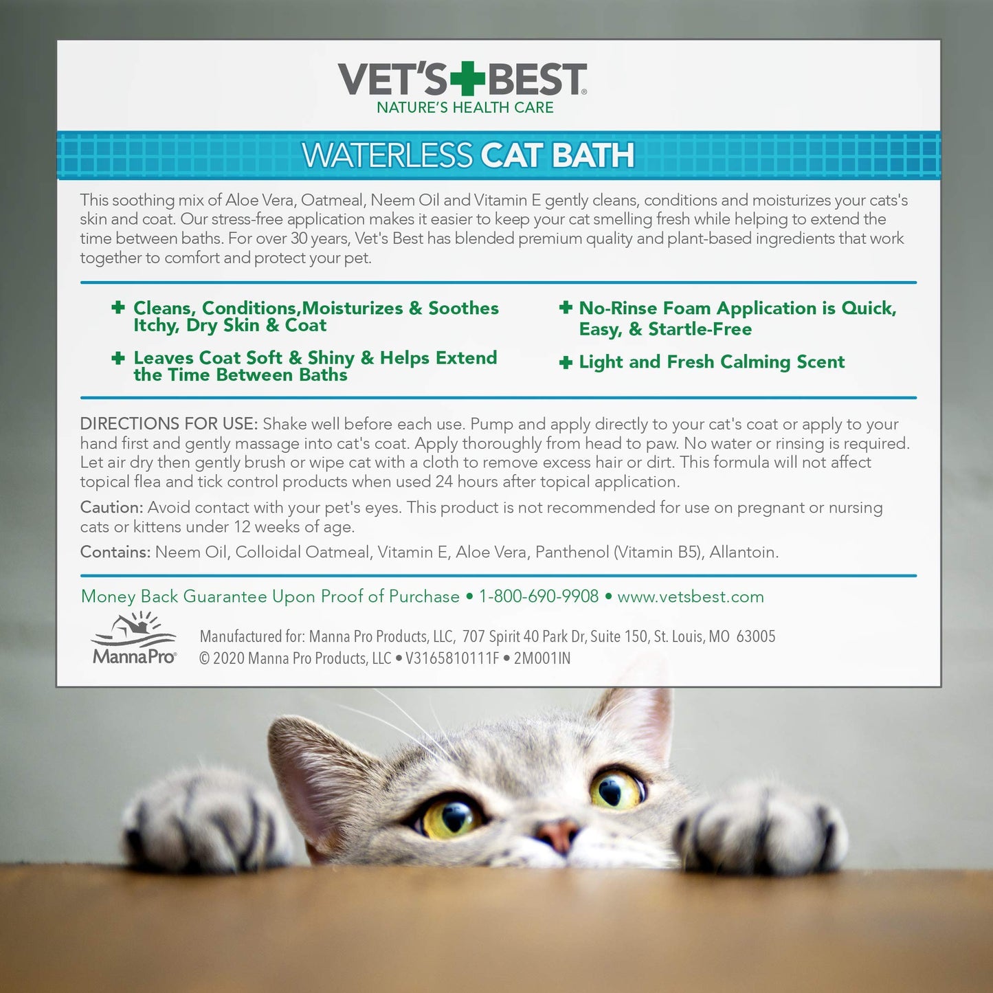 Waterless Cat Bath