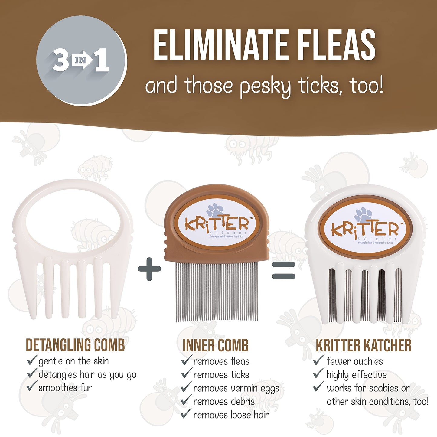 Flea, Tick, and Grooming Comb