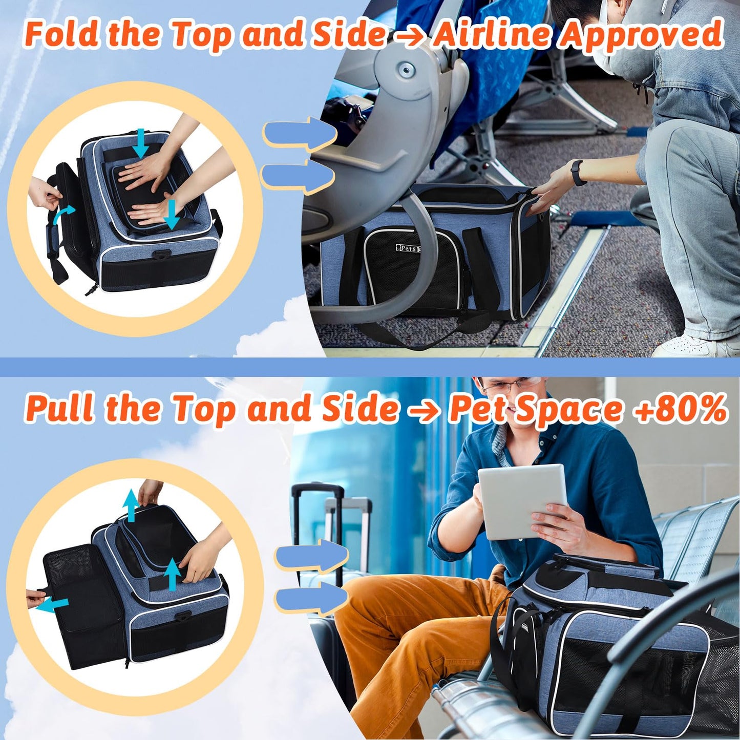 Expandable Pet Carrier