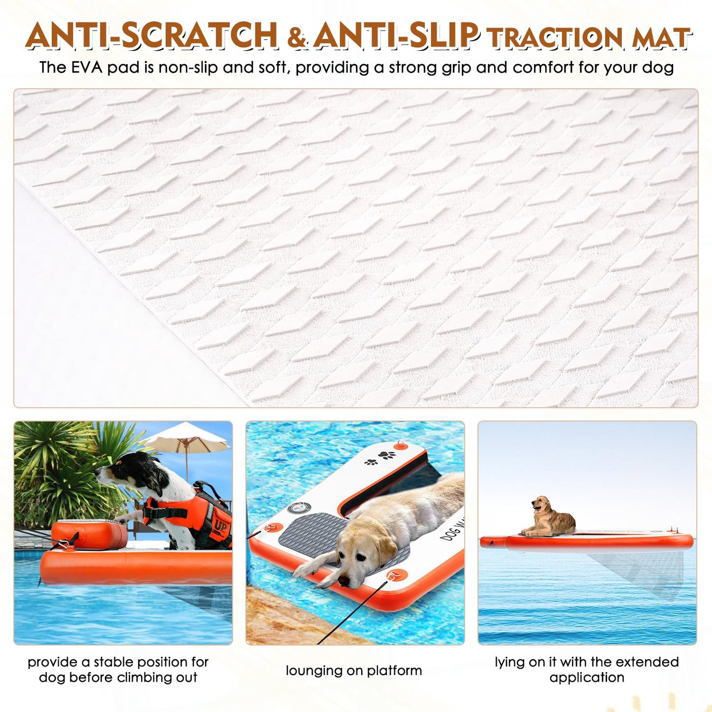 Inflatable Dog Boat & Pool Ramp
